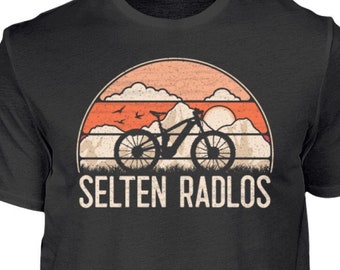 Selten Radlos / Lustiges Fahrrad Shirt / MTB Shirt / Mountainbike Shirt im Vintage Stil / Shirt für Radsportler - Herren Shirt