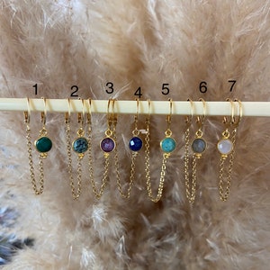 Double hole earrings / sold individually