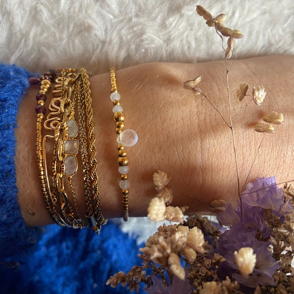 moonstone bangle