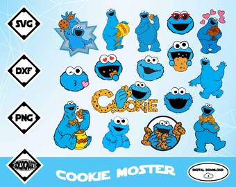 Download Cookie Monster Svg Etsy