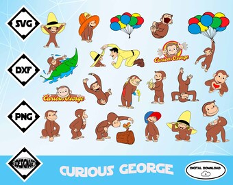 Download Curious George Svg Etsy