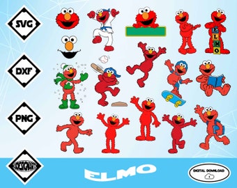 Download Elmo Svg Etsy