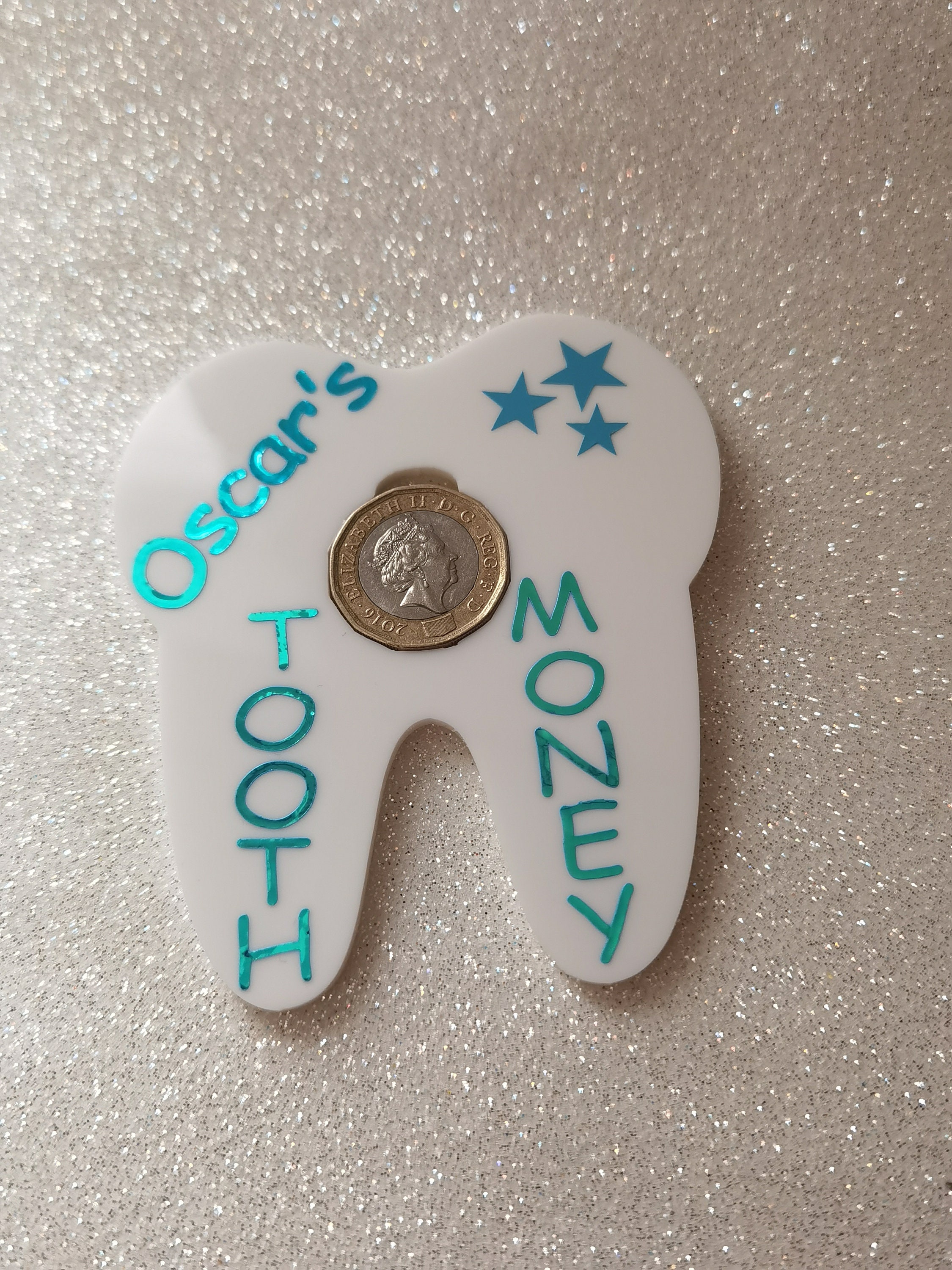 Personalised Tooth Fairy Money Holder Coin Holder Boy's | Etsy