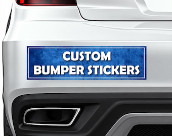 Custom Bumper Stickers | SPORTS | CLUBS | BUSINESS | Laminated | Waterproof | Custom Stickers | Logo | Branding