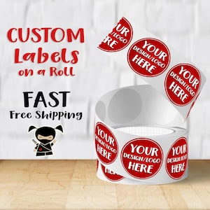 Custom Sticker Labels | Waterproof Stickers | Gloss or Matte Lamination | Your Logo or Design |Free Proof | FAST FREE SHIPPING