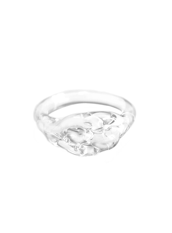 Handcrafted Glass Ring - Mesmerizing Art, Nature-inspired, One-of