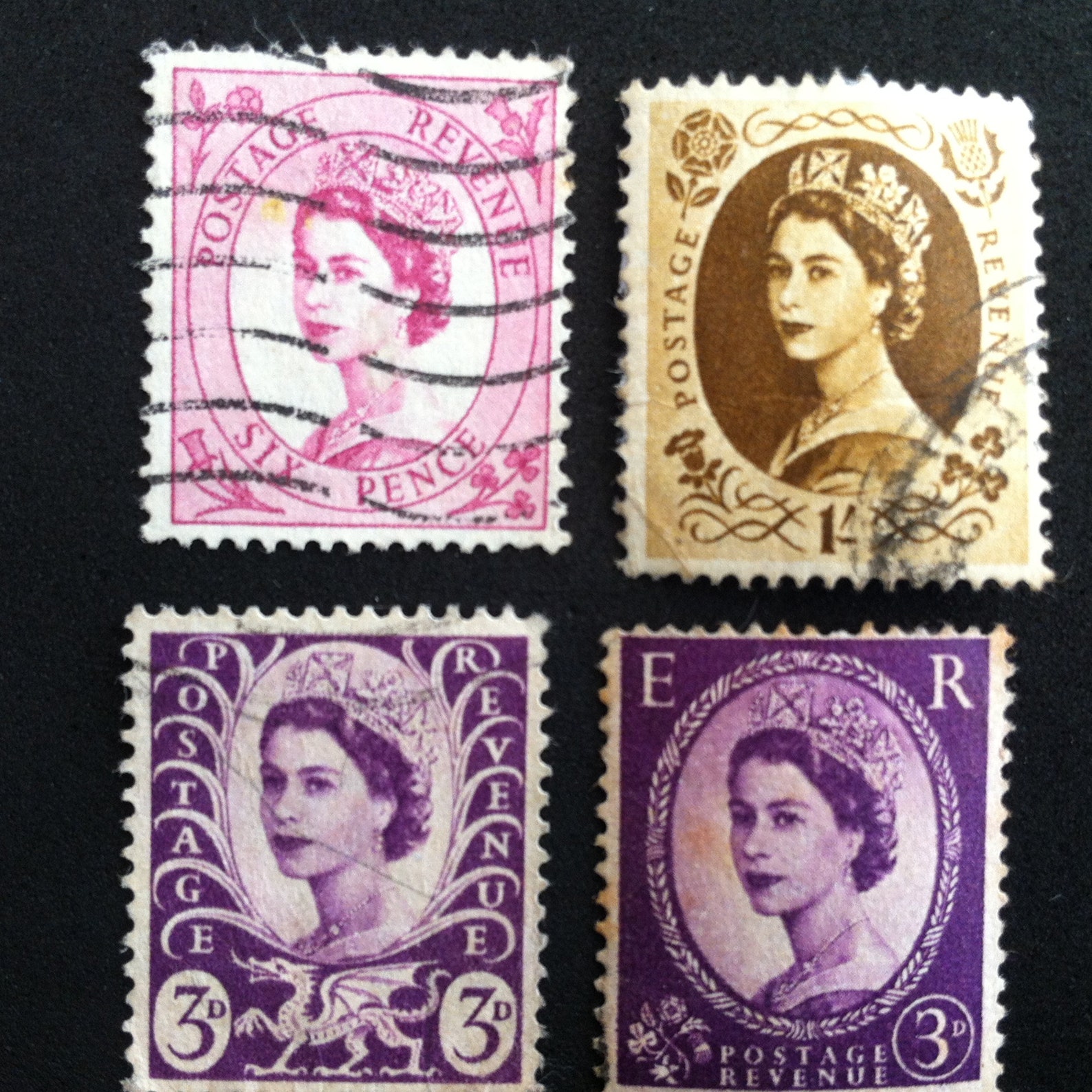 1961 England Stamp Vintage Stamps postage stamp art postal Etsy