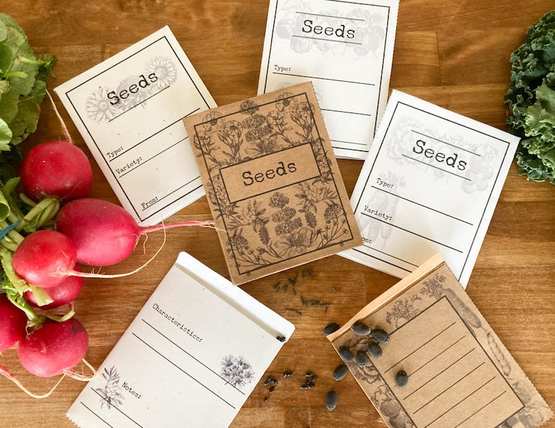 Seed Packets Printable Downloadable Vintage Look | Homestead Garden ...