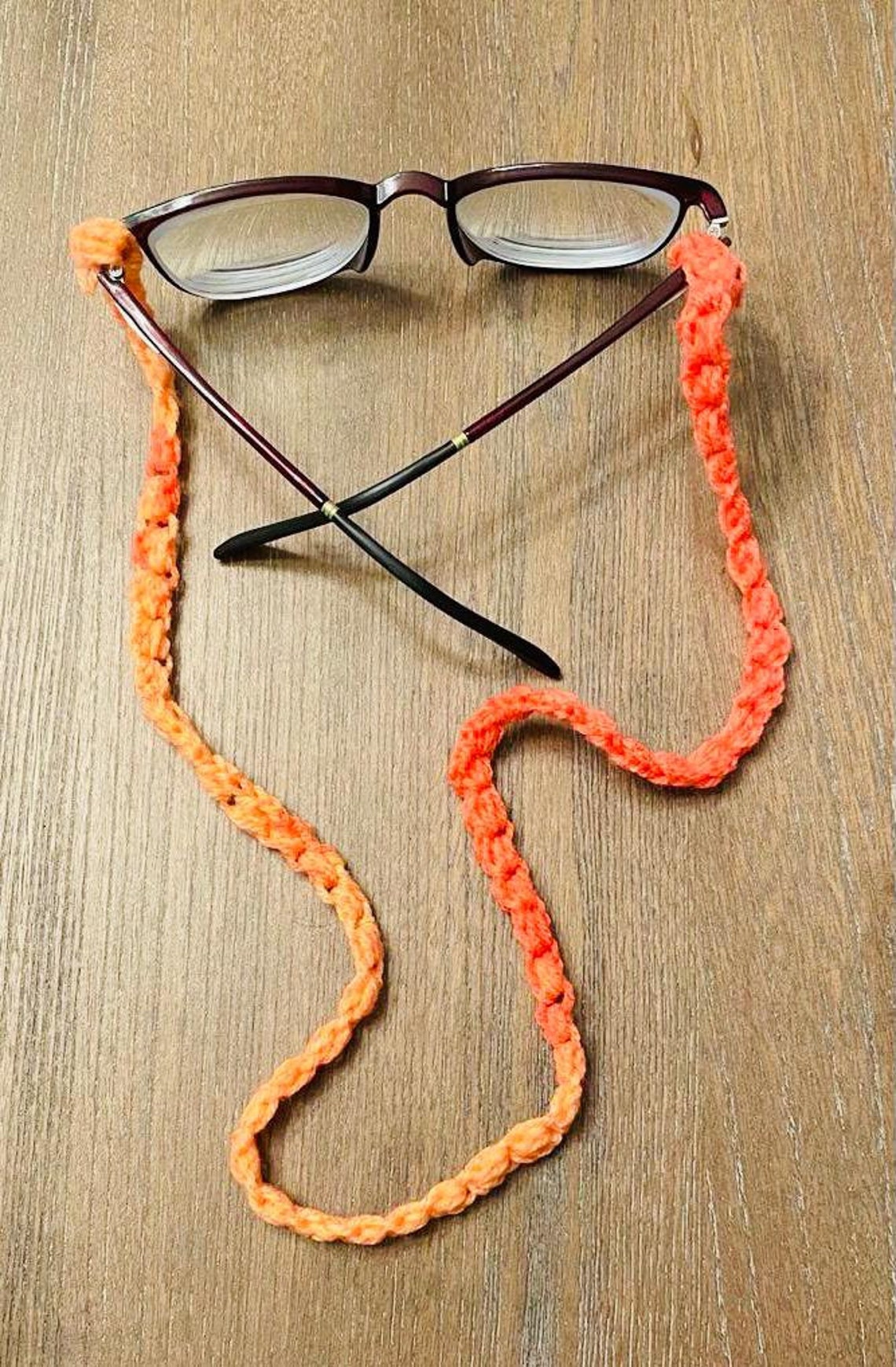 Crochet Mask/eyewear/badge Lanyard Etsy