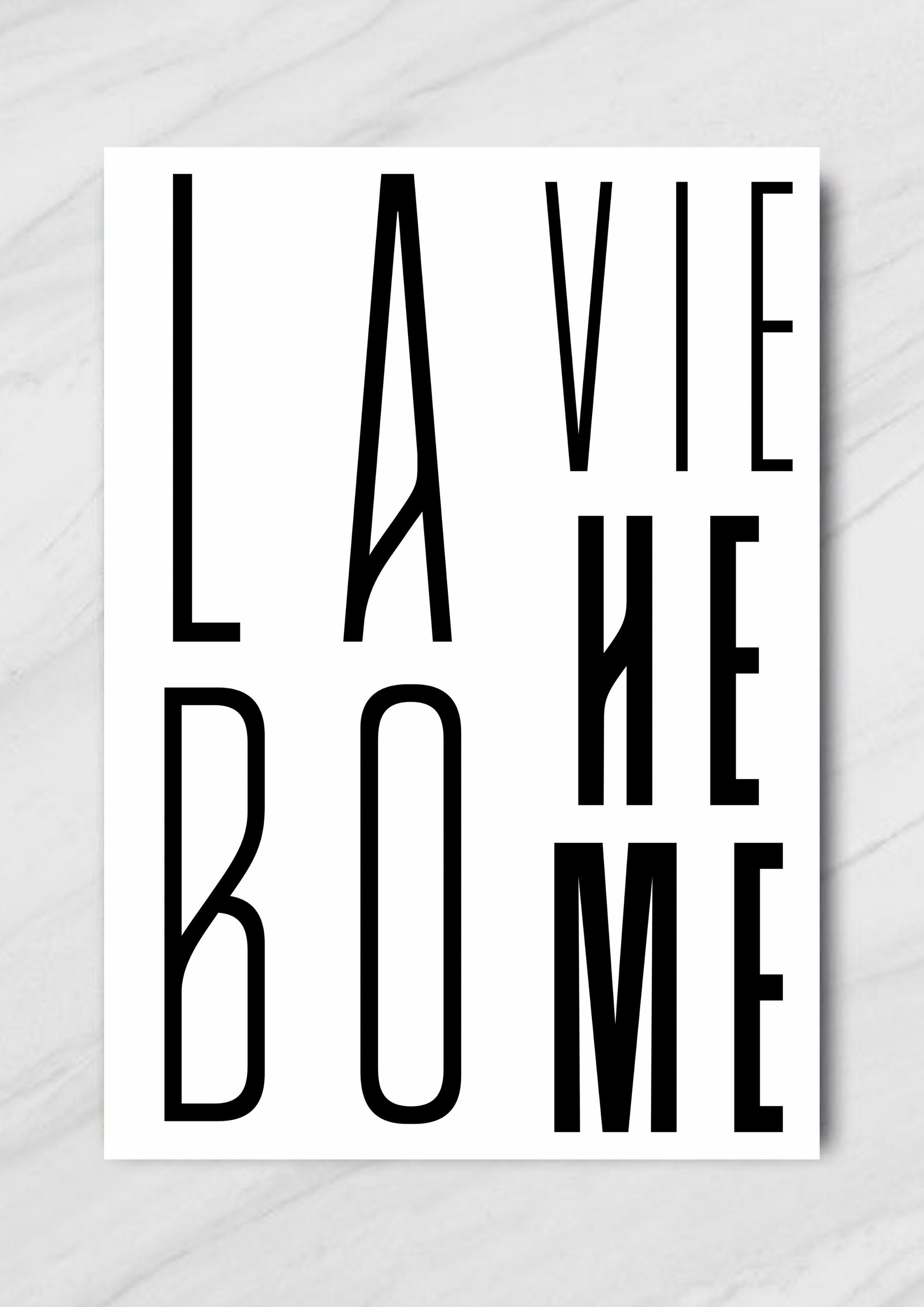 La Vie Boheme Art Print Rent Musical Theatre Etsy