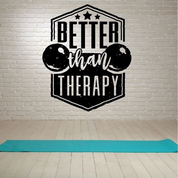 Home Gym Vinyl Decal / Fitness Room Decal / Home Gym Decal / Etsy