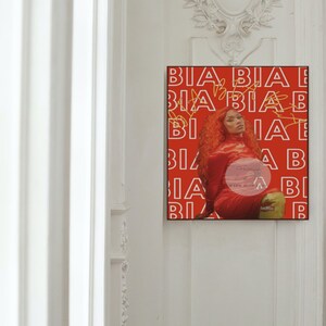 BIA Poster Red Poster Female Rapper BIA BIA Rappers Poster - Etsy