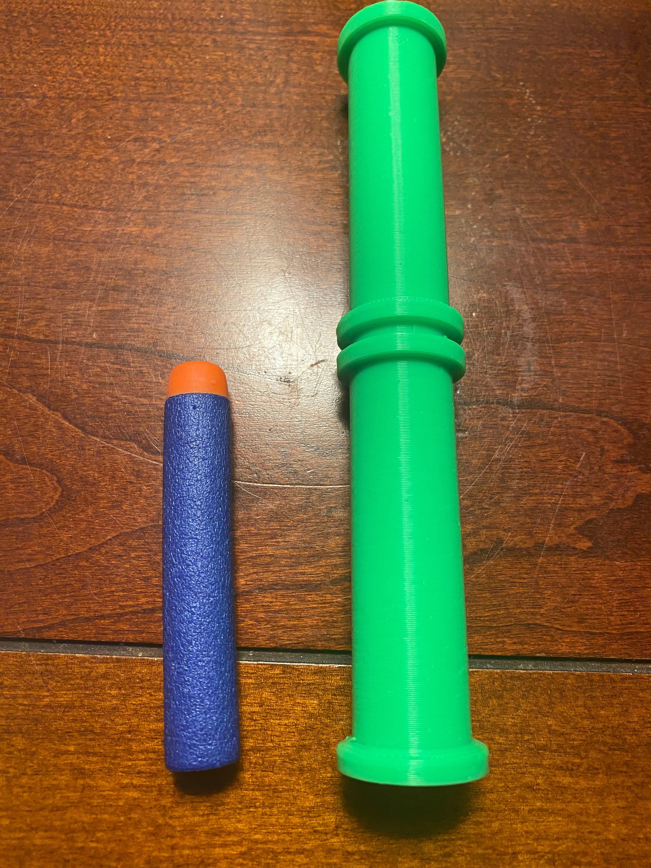 3D Printed Toy Bamboo Blowgun - Quick and Sneaky - Shoots Nerf