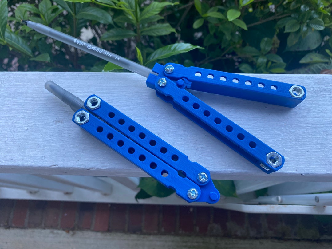 Balisong butterfly Knife Pen Fidget Toy That Really Etsy