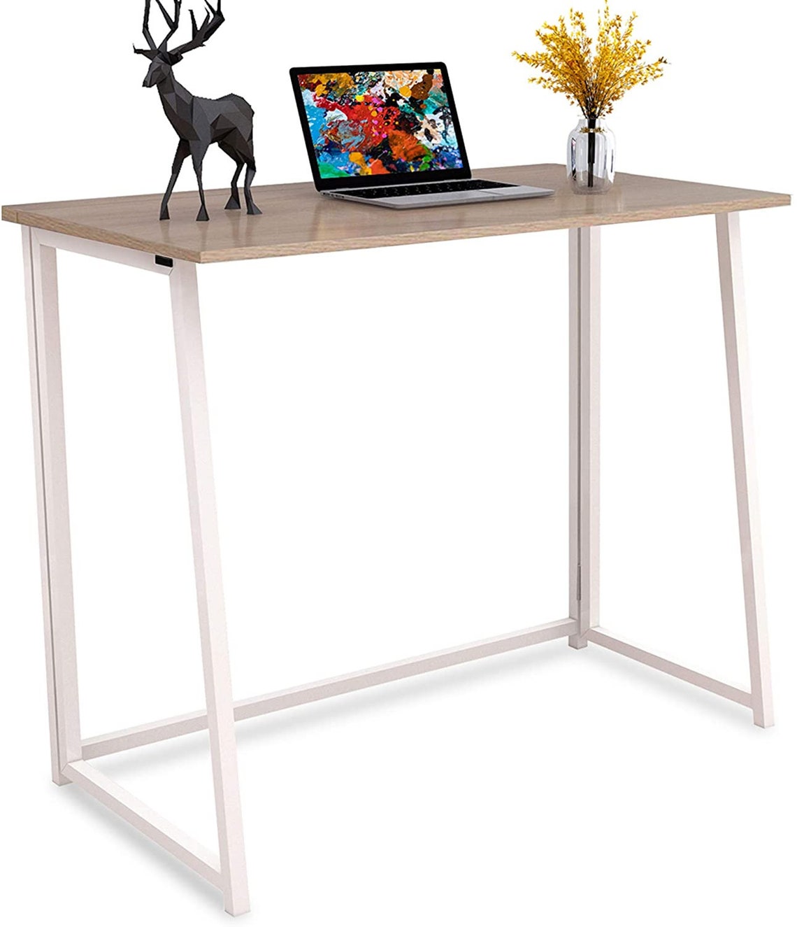 Folding Desk NoAssembly Small Computer Desk Home Office Desk Etsy