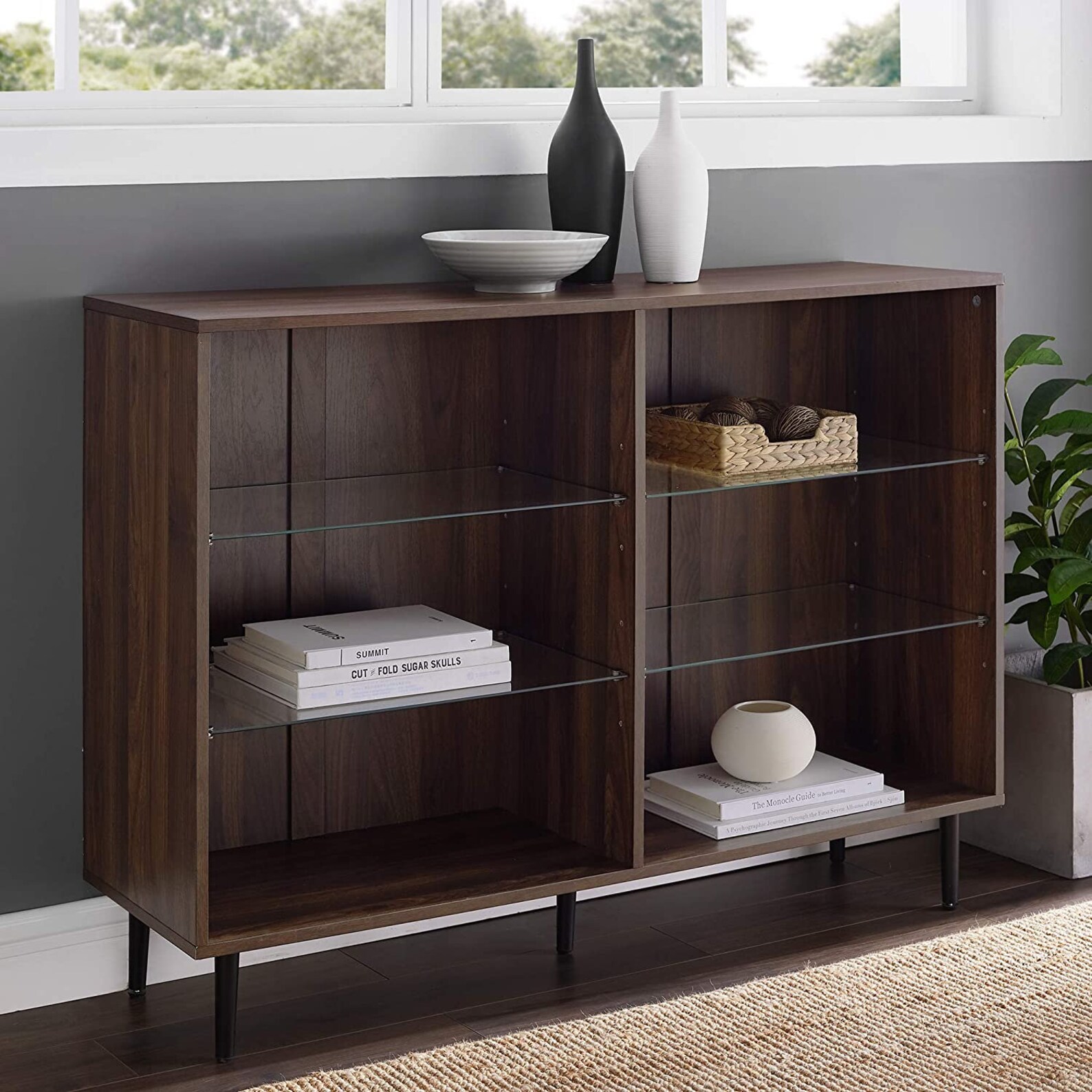 Mid Century moderne offene Regal Buffet Sideboard Küche Essen | Etsy