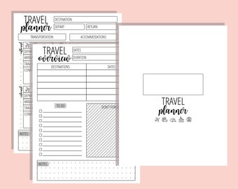 Digital Travel Planner Trip Planner Vacation Planner Travel Organizer Itinerary Planner Goodnotes Notability Digital Planner PDF Instant