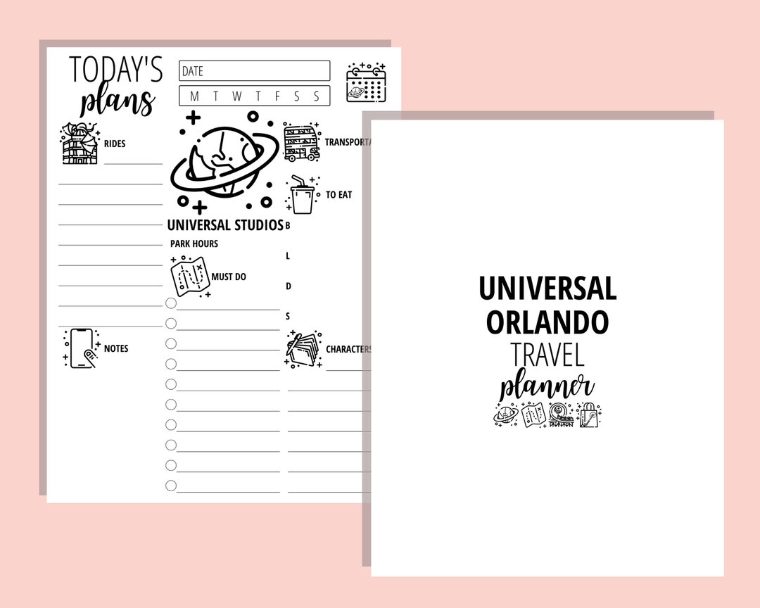 Universal Studios Travel Planner Orlando Trip Planner Universal ...