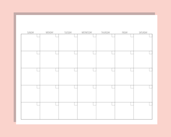 Calendar 2024 print out