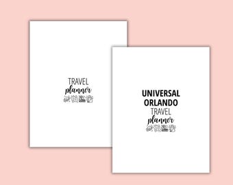 Universal Studios Orlando Trip Planner: Editable Vacation Itinerary (PDF Download) with Epic Universe