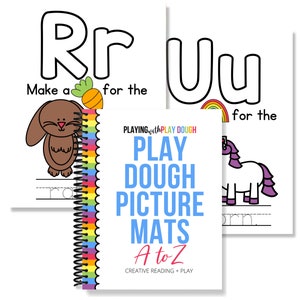 Play Dough Mats Play Doh Activity Mats Playdough Printable Preschool Kindergarten Letter Practice Writing Practice Fine Motor Toddler Play