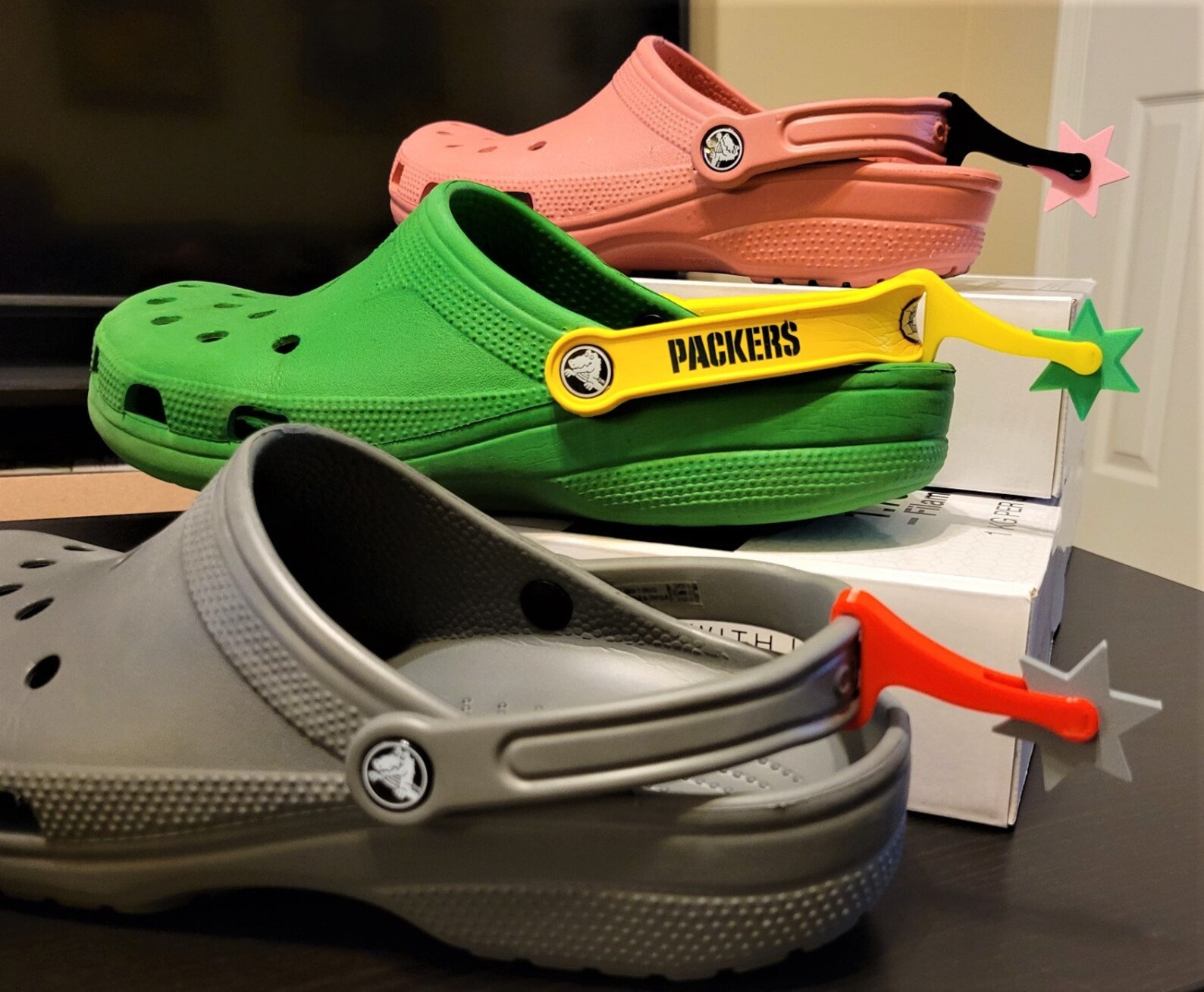 spurs for crocs amazon