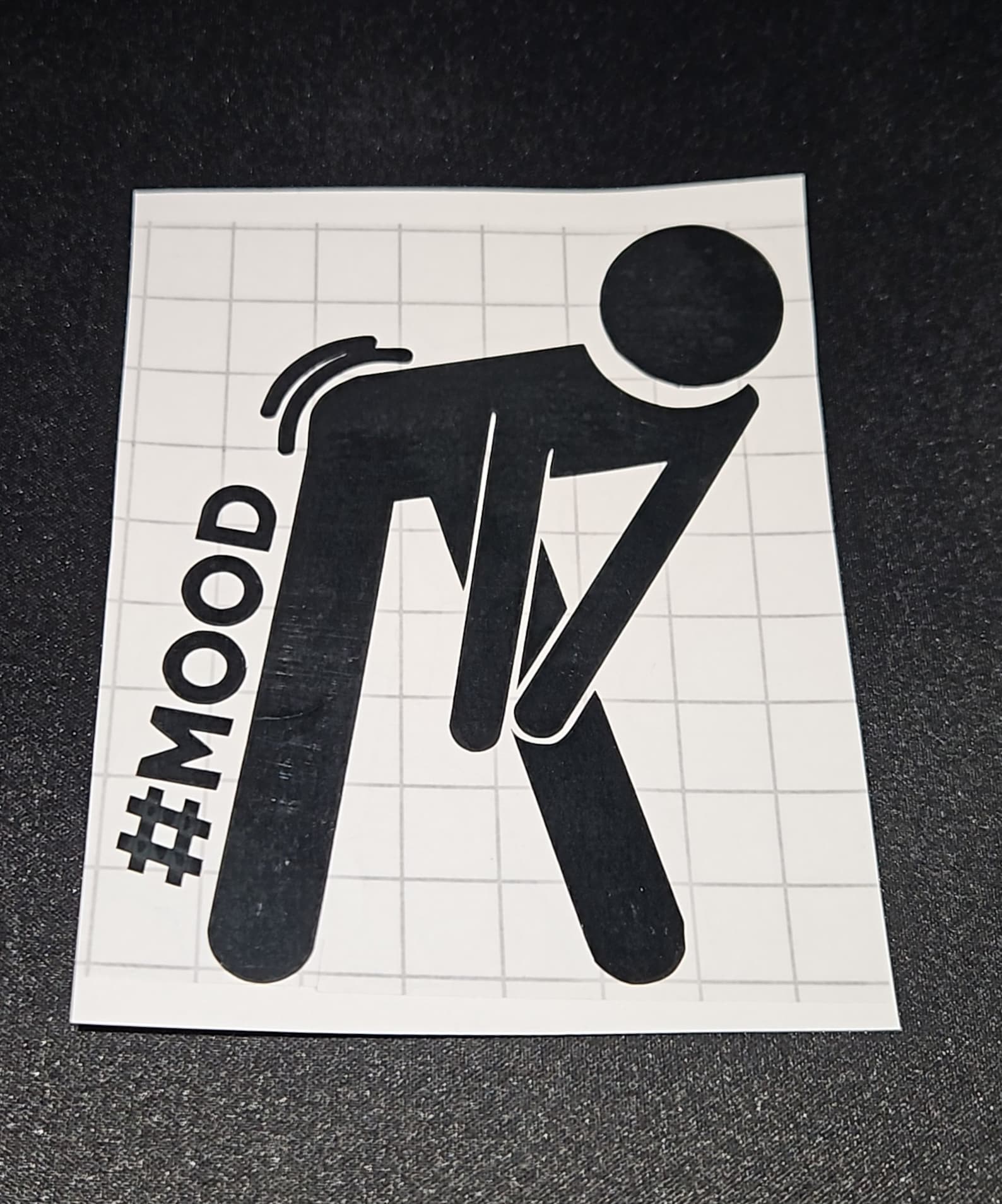Sticker Tuerkcing Twerking Stick Figure Mood Vinyl Window Decal Bumper Sticker - Etsy