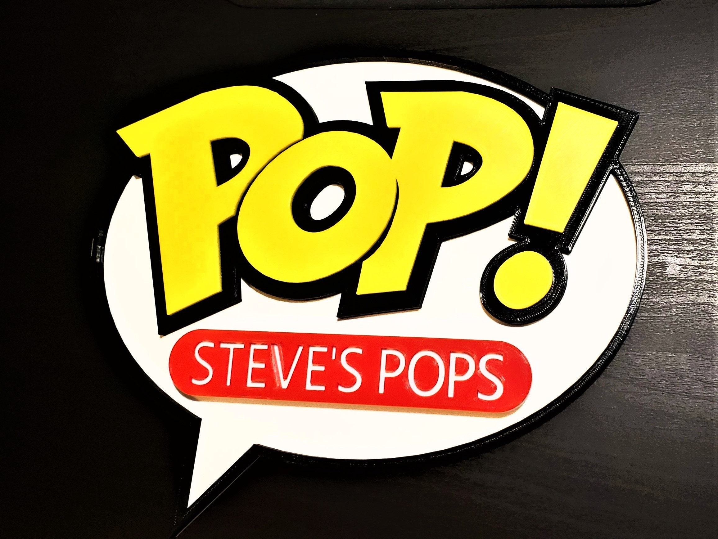 Custom Funko POP Logo Display Sign With Categories - Etsy