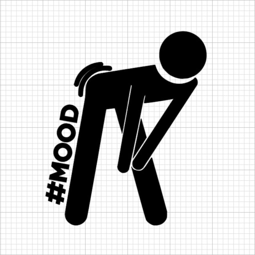 Sticker Tuerkcing Twerking Stick Figure Mood Vinyl Window Decal Bumper Sticker - Etsy