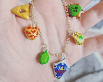 Legend of Zelda charm bracelet