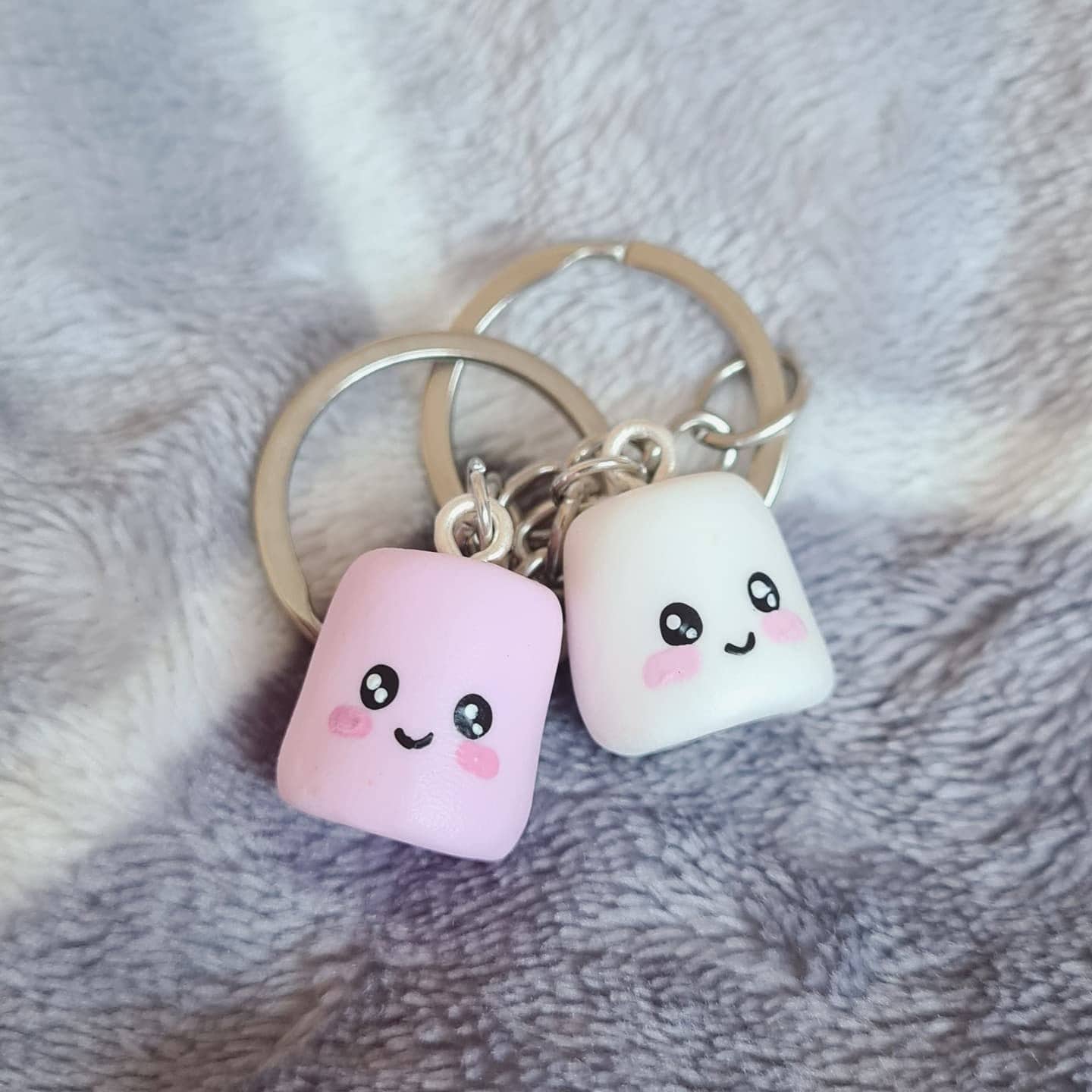 Marshmallow keychain sale