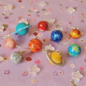 Solar System earrings