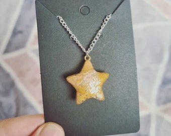 Gold Sparkle Star necklace