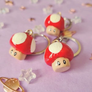Super Mushroom Keychain