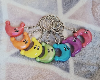 Mario Odyssey Inspired Pixel Art Keychains All Kingdom's Moons Perler ...