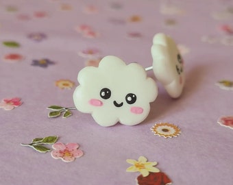 Kawaii Cloud studs