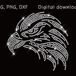 Skull Digital Download, Rhinestone Templates, Svg, Png, Dxf - Etsy