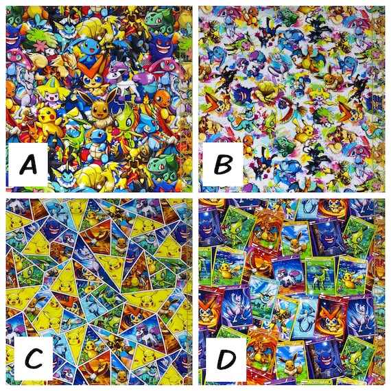 Pokemon Fabric | Cotton Lycra Tumbler Cuts - 9"x14"