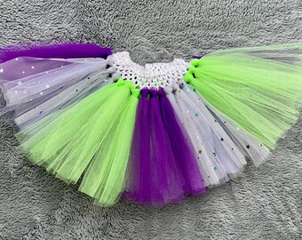 Baby Girl Toddler Girls Buzz Space Toy Inspired Tutu skirt Space Tutu Sparkle Green purple tutu