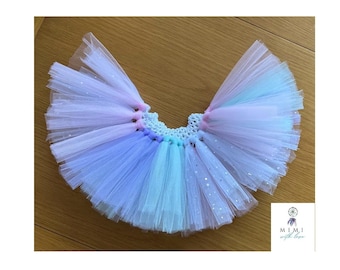 Baby Girl Toddler Pastel Unicorn Fairy Princess Tutu Skirt Cake Smash Outfit Dress up Tutu