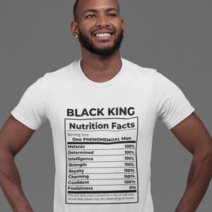 Black King Nutrition Shirt - Shirt - Black Lives Matter - Black Empowerment - Black Girl Magic - Gift For Him - Melanin - Black Owned Shops