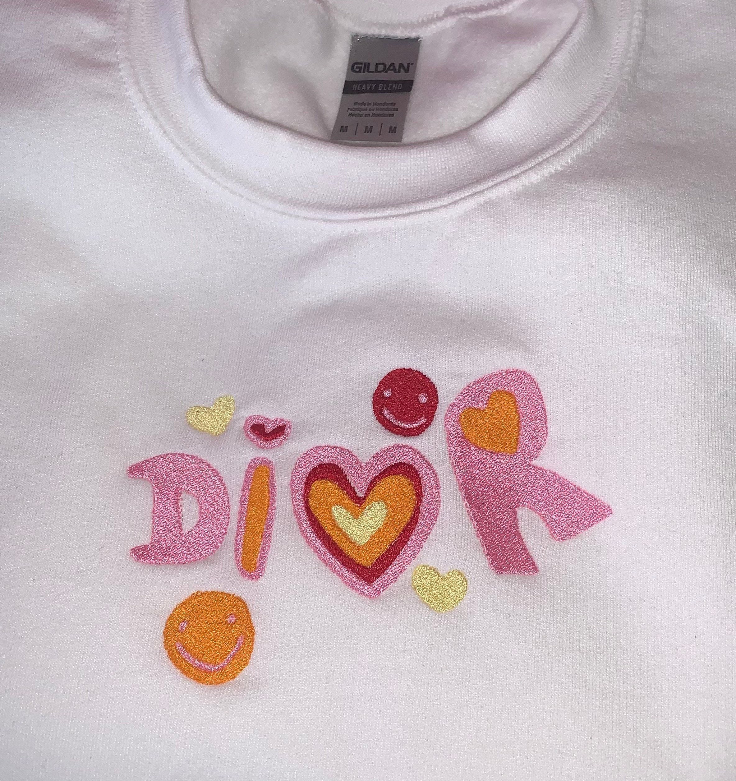 Embroidered Sweatshirt Etsy