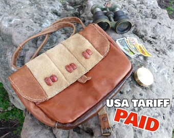 Arthur Morgan satchel Arthur&#39;s satchel side bag red  replica rdrAdventurer hand made dead 2  leather bag cross Jim milton redemption