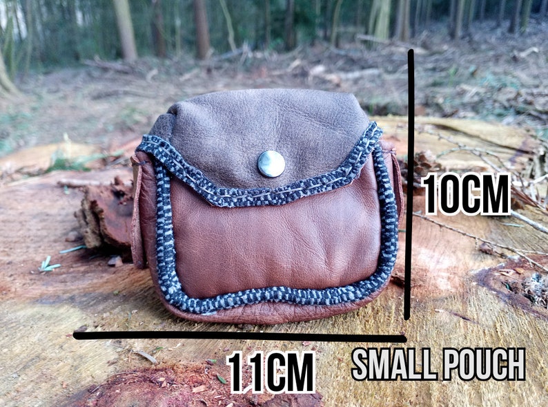 Belt bag cosplay leather medieval belt bags ammo spell potion purse bag adventure skyrim ren fair medieval larp fantasy dead by daylight image 3