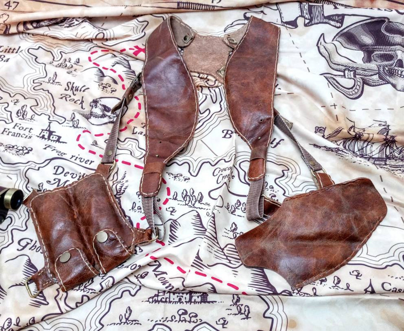 Uncharted 4 Gun Holster a Thief's End Over Arm Gun Belt Etsy UK