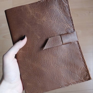 Diario Arthurs, solo funda protectora, tamaño A5, 2,5 cm de grosor, bloc de notas recargable, tamaño personalizado, estilo rústico bohemio.