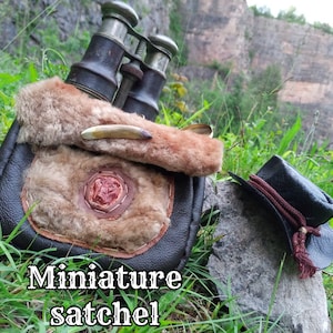 Miniature légende de l'est mini sacoche Arthur Morgans avec clip latéral réplique mini sac latéral unique