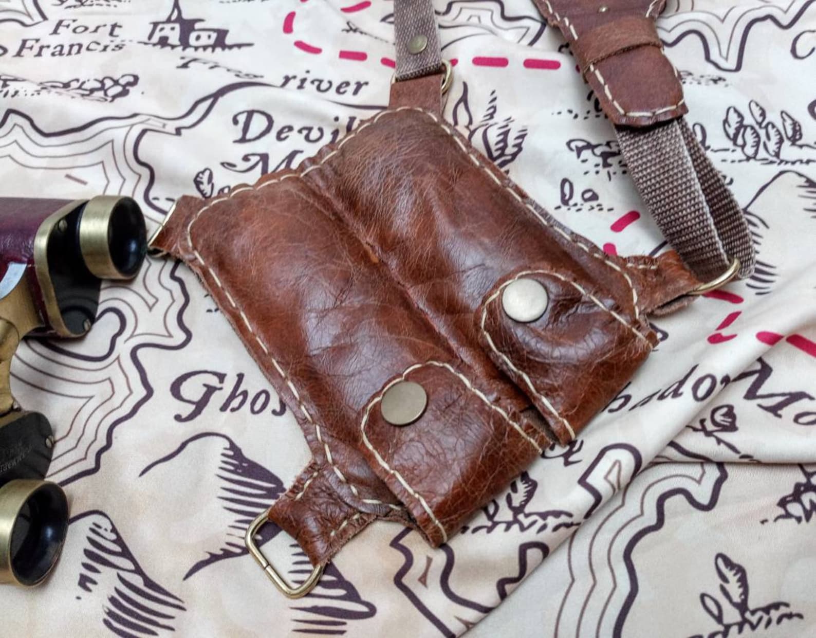Uncharted 4 Gun Holster a Thief's End Over Arm Gun Belt Etsy UK