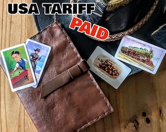 Arthurs journal DUST COVER ONLY slip cover A5 2.5cm thick refillable note pad custom size  rustic boho
