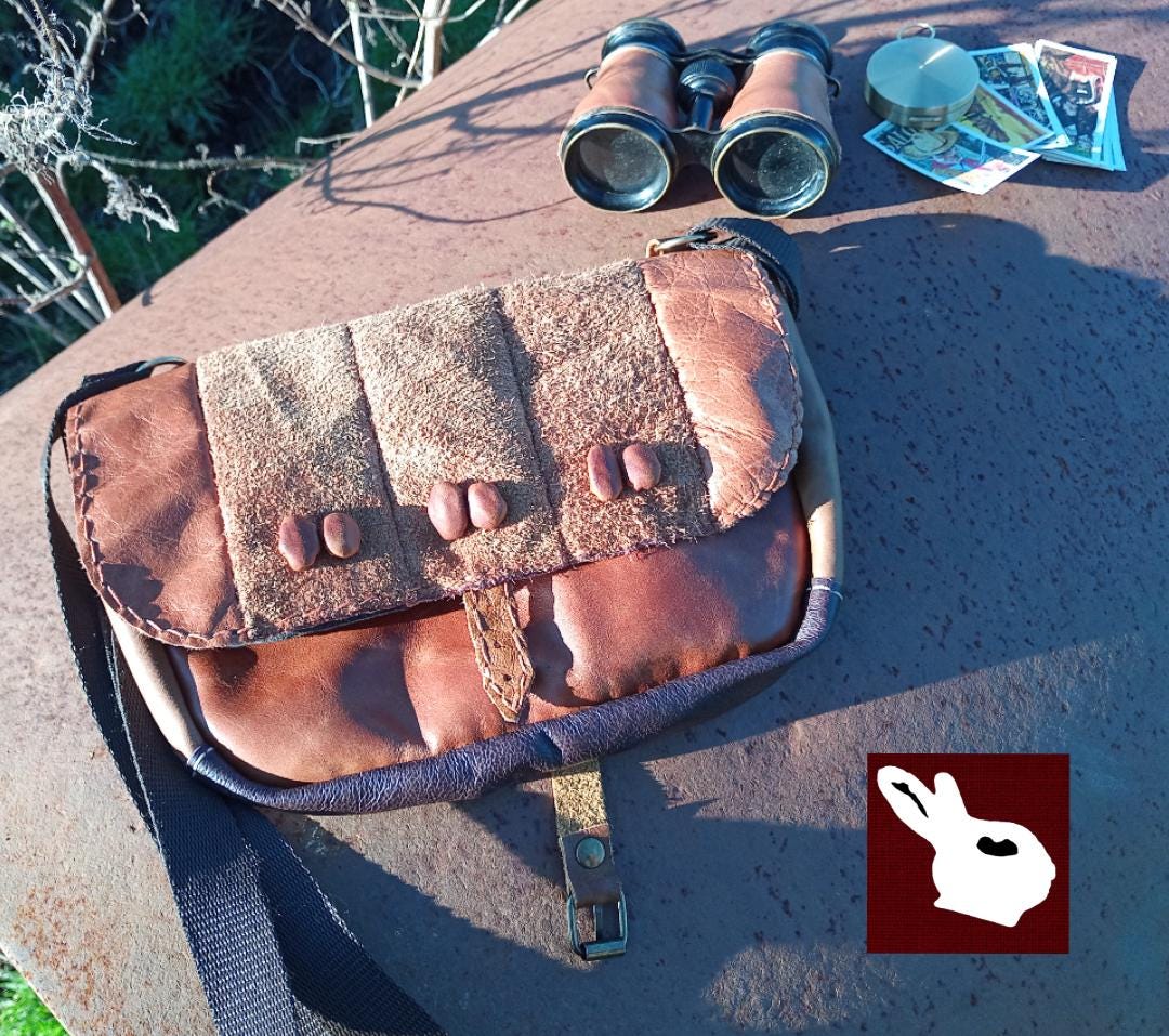 レッドデッドリデンプション　RDR2 ショルダー　メッセンジャー　バッグ　レザー Arthur Morgan Satchel Arthur's Satchel Side Bag Red Replica